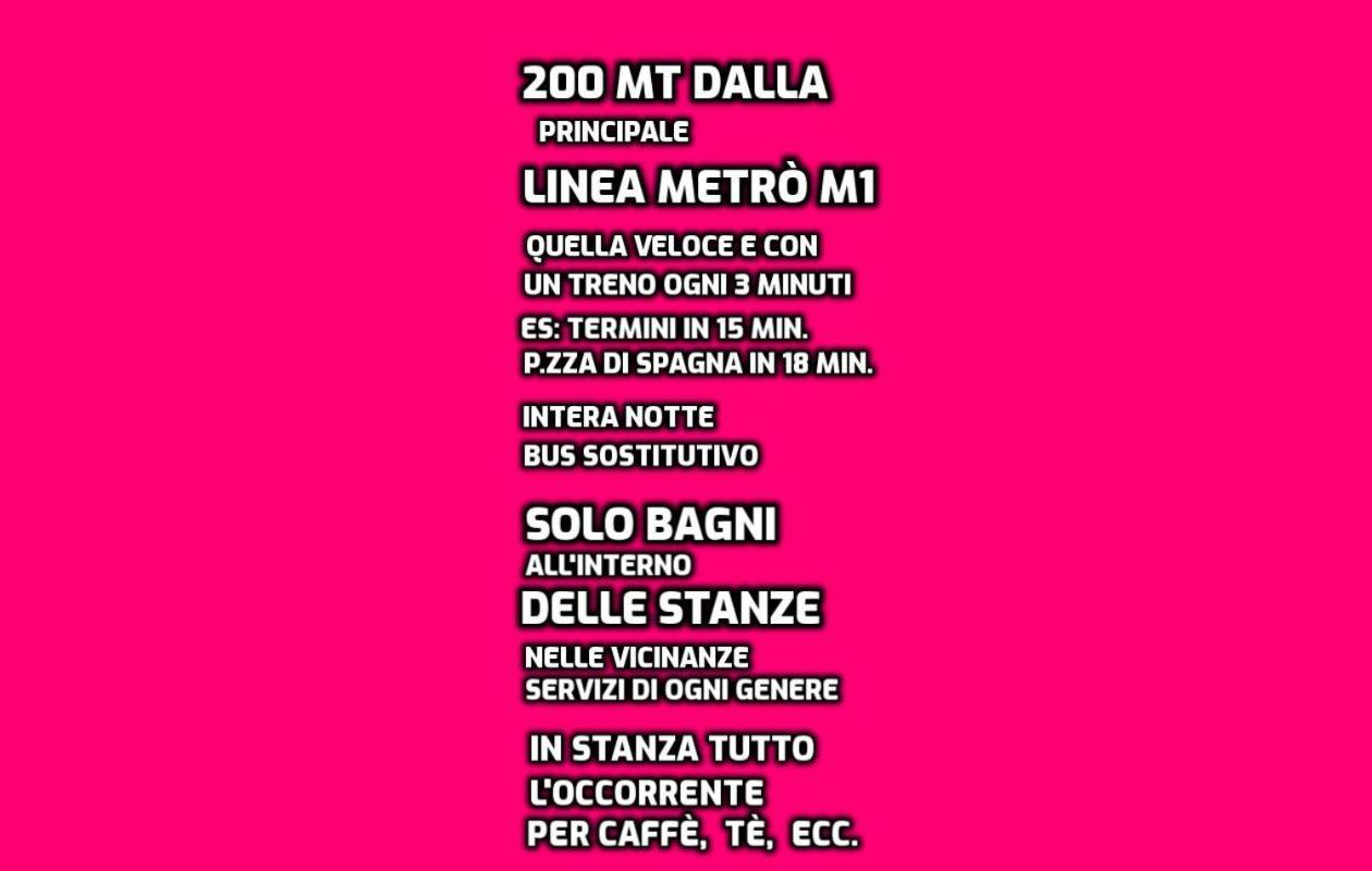 B&B Near Metro' Central Line - Only Wc In The Rooms 15 Minutes To Termini Station 20 To Spagna Square - In The Night Bus Rome Bagian luar foto